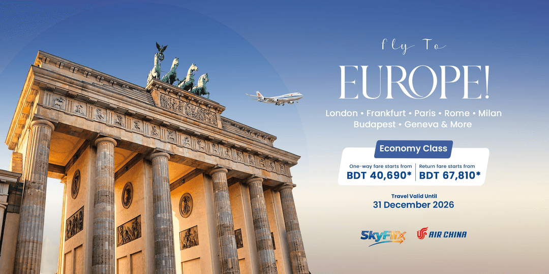 Explore Europe with Air China!